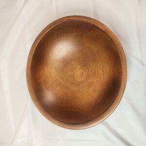 Elegant Brown Wooden Bowl